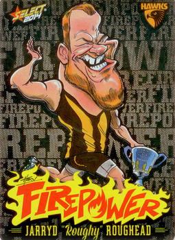2014 Select AFL Champions - Firepower Caricatures #FC28 Jarryd Roughead Front